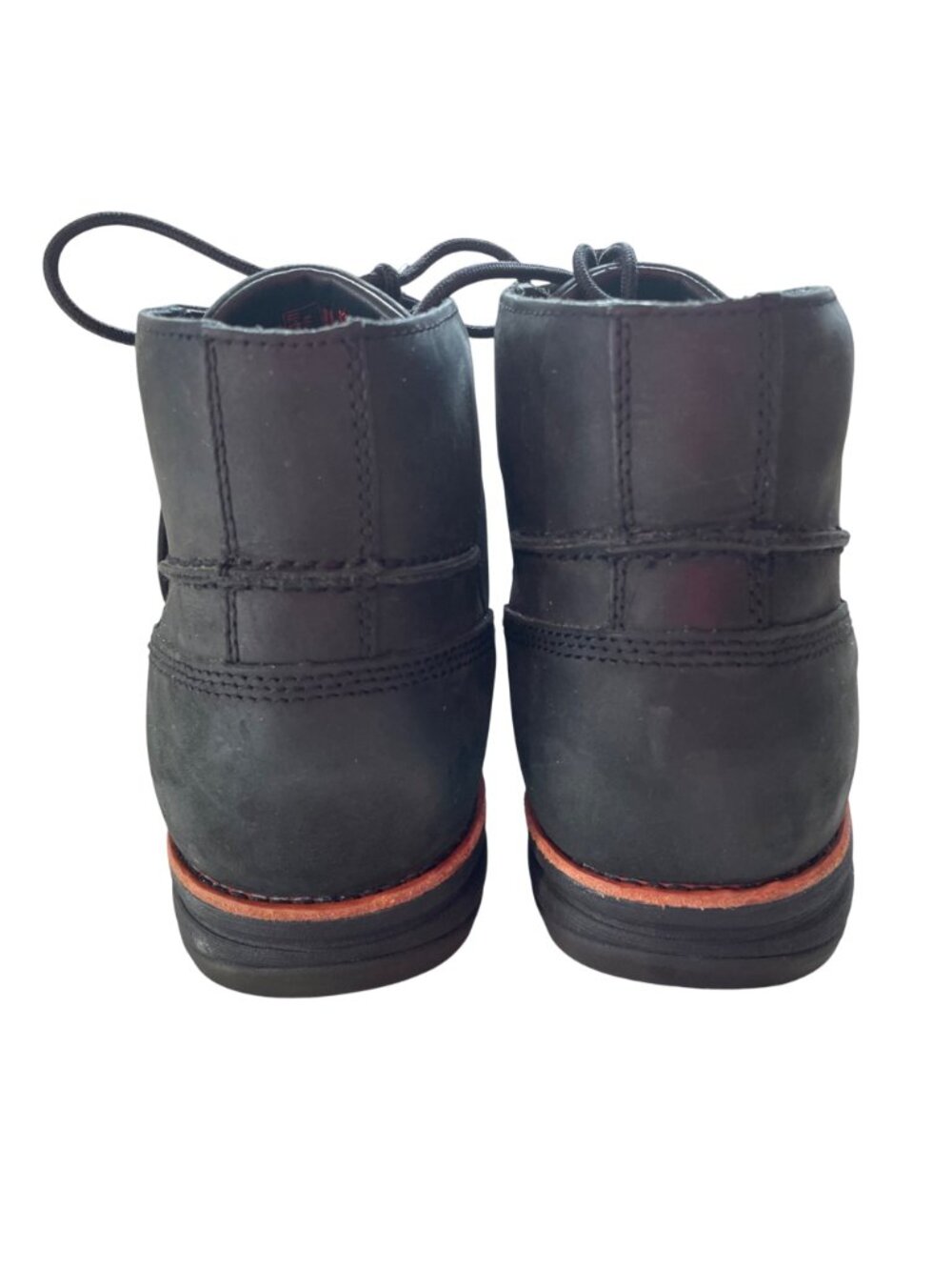 Worx Black Oil Proof Slip Resistant Work Boots Men's 9.5 2 Double Extra Wide - Picture 5 of 12